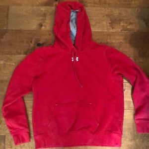 Under armour red hoodie